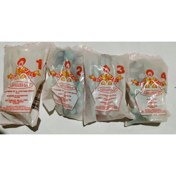 McDonalds Happy Meal Toy Set Madame Alexander  Peter Pan, Robin Hood, Br… - Picture 1 of 3